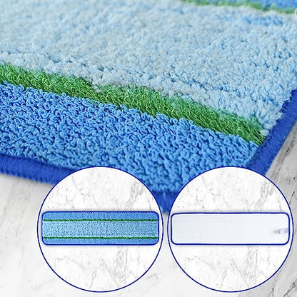 8 Pack Mop Pads Replacement for Bona Family of Mops, Washable & Reusable Microfiber Cleaning Pad for Hardwood and Multi-Surface (3 Deep Clean Pads + 3 Microfiber Cleaning Pads + 2 Dusting Pads) | Washable & Reusable Cleaning Pad for Hardwood and Multi-Sur