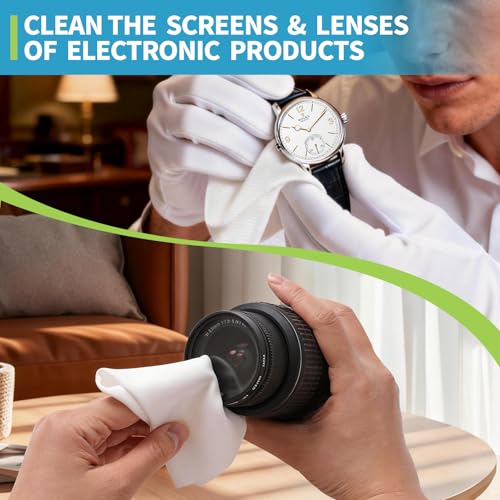 Creatyi 9"x9" 180 PCS Lint Free Cloth Cleanroom Wipers 100% Polyester Lint-Free Wipes Laser Sealed Edge Ultra-Fine Soft and Comfortable no Lint Rags (9"x9")