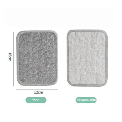10Pcs Multipurpose Wire Dishwashing Rags for Wet and Dry, Double Layer Wire Cleaning Cloths for Sinks Pots Pans, Thick Non Scratch Dishcloth Scrubbing Pads Kitchen Supplies, Towel Cleaning