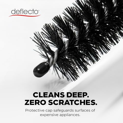 Deflecto Flexible Appliance Brush 20" Long, Dryer Vent, Refrigerator and AC Coils - Bendable Wire Brush for Lint, Dust & Debris, Hard-to-Reach Vents, Crevices, Essential Home Maintenance Tool
