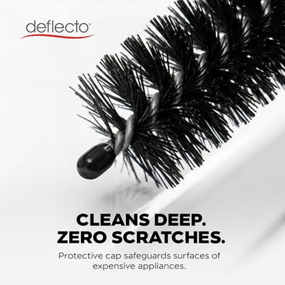 Deflecto Flexible Appliance Brush 20" Long, Dryer Vent, Refrigerator and AC Coils - Bendable Wire Brush for Lint, Dust & Debris, Hard-to-Reach Vents, Crevices, Essential Home Maintenance Tool