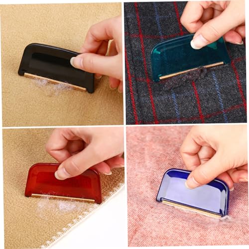 Alipis 4pcs Handheld Lint Removers Ergonomic Hair Scraper Fuzzy Shaver for Clothing Carpets and Furniture Efficient Wool Coat Brush for Pet Hair Lint Removal