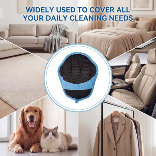 Pet Hair Removal Glove for Dogs & Cats, Reusable Pet Hair Remover Tool, Magic Brush Pet Hair Remover for Furniture, Carpet & Laundry, Non-Slip Five-Finger Pet Hair Glove for Dog Hair & Cat Hair - color: BLUE