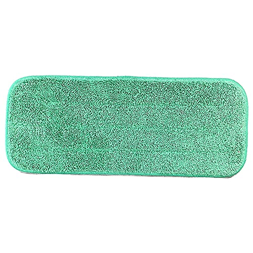 Arkwright Spray Mop Replacement Pads - (Pack of 12) Bulk Microfiber Flat Dry and Wet Refill Mop Pads Floor Cleaning, Compatible with Bona and Rubbermaid, Fits All Mop Heads, 13 in, Green - color: Green, size: 13 Inch (Pack of 12)