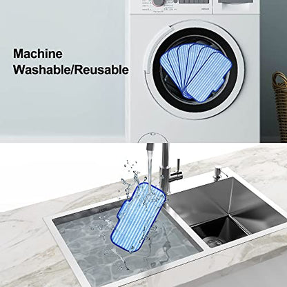 Newbealer Steam Mop NB602N bundle with 8 Washable Microfiber Pads