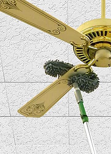 Unger Microfiber Ceiling Fan Duster - style: Ceiling Fan Duster (Gray)