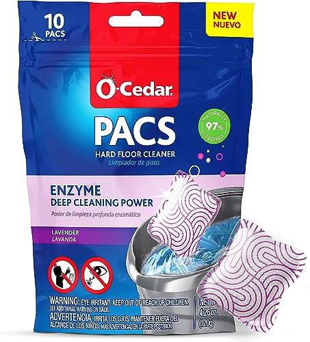 O-Cedar Quickwring Bucket & MF Cloth Mop + 1 Lavender PAC (Variety Pack) - size: QW +1 MF W/Lavender PACS