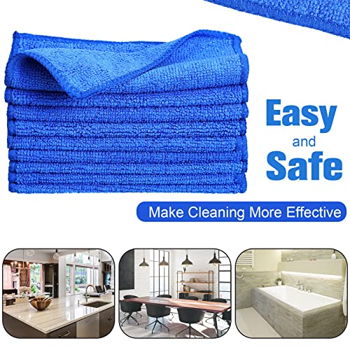 Tanlade Cleaning Cloth Dry Erase Cloth Cleaning Rags Reasonable Kitchen Towels Microfiber Towels Cars Wash(6 x 6 Inch,Blue,30 Pcs) - color: Blue, size: 6 x 6 Inch