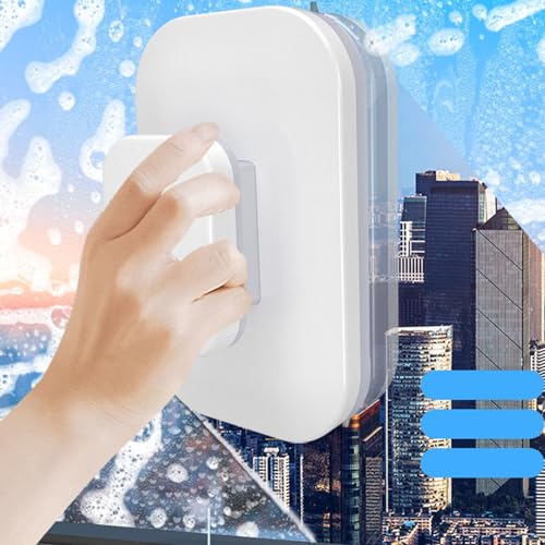 Glass Cleaner Double Sided High Sturdy with Dual for 3 to 10mm Glass Outside Window Cleaning Tool Magnetic Window Cleaner