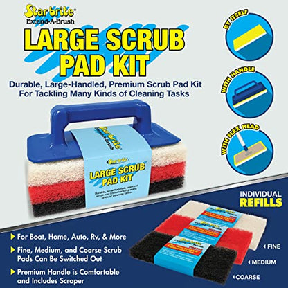 STAR BRITE Large Scrub Pad Kit (042023) - color: Large Scrub Pad Kit