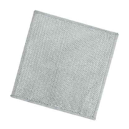 Estink Wire Dishwashing Rag, Multipurpose Rust Removal Double Side Steel Wire Dish Towel with Polyester Material for Household Kitchen Bathroom Cleaning