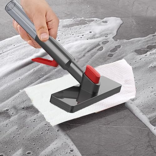 Small Mini Mop - 203g Tabletop Cleaning Tool, Kitchen Mops, Portable Compact Cleaner, Strong Absorbent Household Mops | Wet Dry Dust Mop for Bathroom, Living Room, Tableware, Car, Desktop Surfaces - color: Gray