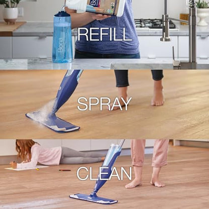 Bona Hardwood Floor Cleaner Refill - 128 fl oz - Unscented - Refill for Bona Spray Mops and Spray Bottles - Residue-Free Floor Cleaning Solution for Wood Floors - size: 128 Fl Oz (Pack of 1)