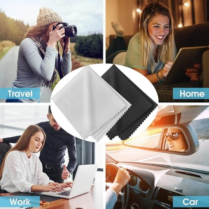 Glasses Cleaning Cloth 30 Pcs - 6*7in, Ultra Soft, Individually Wrapped, Streak-Free, Microfiber Eyeglass Cleaning Cloth for Eyeglass, Screen, Readers, Sunglasses, Laptops, Tablets, Phones Etc. - color: 30 pack
