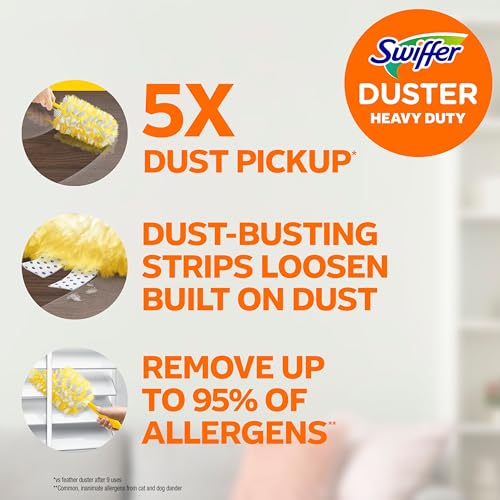 Swiffer Dusters Heavy Duty Multi-Surface Duster Refills for Cleaning, Unscented, 11 Count - size: 1 Pack (11 Count)
