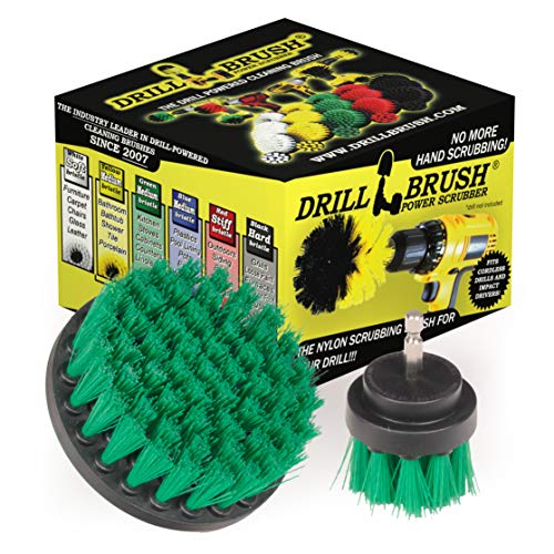 Drill Brush Kitchen Cleaning Supplies - Brush for Drill Oven Cleaning - Home Cleaning Brushes - Drill Brush Microwave Scrubber Set - Kitchen Sink Drill Scrub Attachment - Pots and Pans Cleaning Tools - color: Green