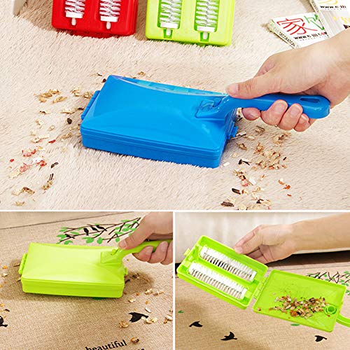 GOTOTOP Handheld Carpet Cleaner Brush, Double Roller Design, Quick and Efficient for Households and Pet Owners