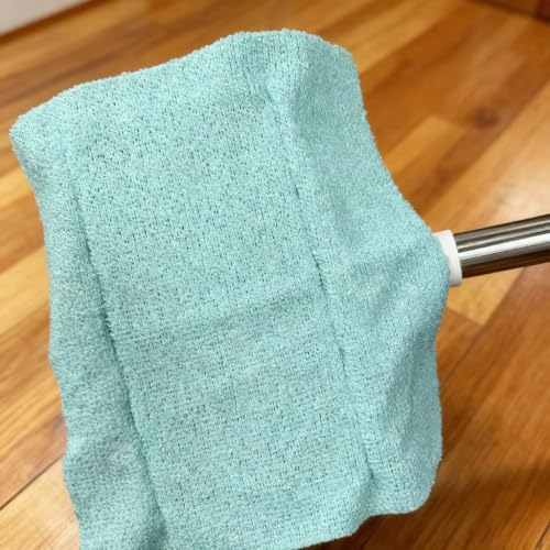 50 Count Replacement Cloths for Snap Grip Mini Mop, High Absorbency Lint-Free, Wet and Dry Cleaning Pads for Cabinets, Walls, Windows & Floors, Washable Reusable Economical Pack, 8"x8" - size: 50 Count Small Reusable Cloths (No Mop)