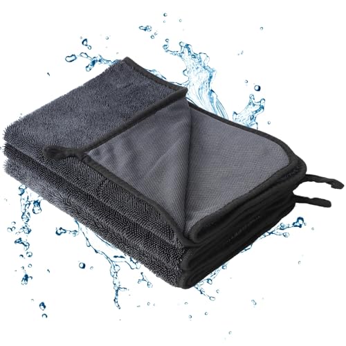 Shiny Wipes Shower Cleaning Cloth - 3 Pack 24 x 36 inch Ultra Absorbent Car Drying Towel, Shiny Wipes Drying Towel Microfiber Cleaning Cloth for Car, Bath & Househood - size: 24*36in