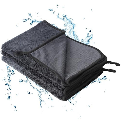 Shiny Wipes Shower Cleaning Cloth - 3 Pack 24 x 36 inch Ultra Absorbent Car Drying Towel, Shiny Wipes Drying Towel Microfiber Cleaning Cloth for Car, Bath & Househood - size: 24*36in