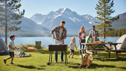 HOUSE AGAIN Grill Brush and Scraper Bristle Free with 3 Replacement Head 304 Stainless Steel Food-Grade Grill Accessories, Safe BBQ Cleaner Brush Strong Barbecue Cleaning Brush for Outdoor Grill Grate - style: Wood+3 replacement head
