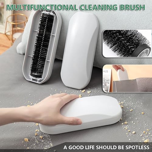 Portable Table Crumb Sweeper, Reusable Debris Brush, Carpet and Tablecloth Cleaning Tool - Pack of 2