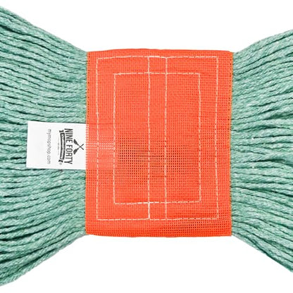 Nine Forty 2-Pack Industrial and Commercial-Grade Looped End Wet Mop Head Refill - Heavy Duty 20 Inch 4-Ply Premium Synthetic Yarn - for Optimal Absorption and Durability - Green (2 Pack, Large) - color: Green (Pack of 2)