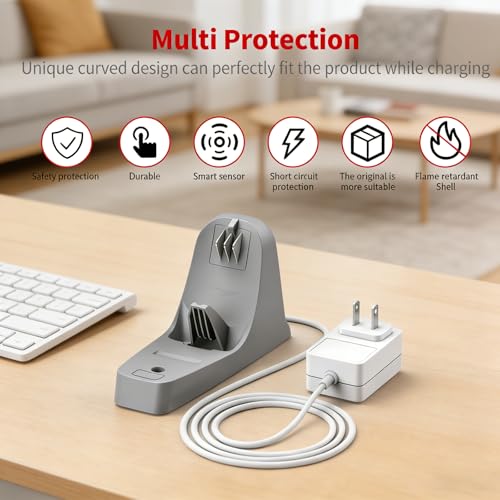 8.2V 150mA Charging Dock Compatible with Black and Decker HNVC215B12AEV Dusbuster Handheld Vacuum, Replacement Charger Base Compatible with Black + Decker HNVC215B HNVC220B Hand Vacuum