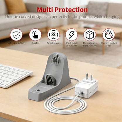 8.2V 150mA Charging Dock Compatible with Black and Decker HNVC215B12AEV Dusbuster Handheld Vacuum, Replacement Charger Base Compatible with Black + Decker HNVC215B HNVC220B Hand Vacuum