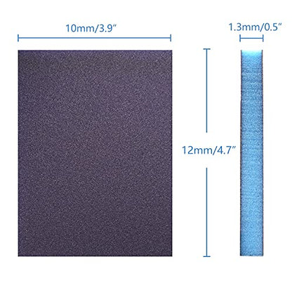 16Pcs 120 Grit Sanding Sponge, Jamiikury Fine Sanding Blocks Washable and Reusable, Wet Dry Sandpaper Sponge for Wood Metal FurniturePaint and Drywall - size: 120 Grits