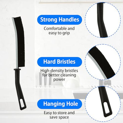 30 PCS Hard Bristle Crevice Cleaning Brush Corners Cleaning Brush Tool Slim Gap Scrubbing Tool Thin Grout Cleaner Brush for Bathroom Kitchens Window Tracks