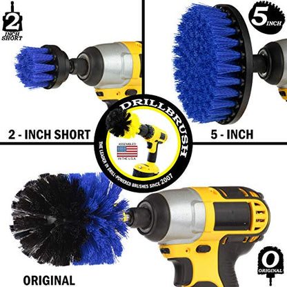 Kayak - Cleaning Supplies - Drill Brush - Boat Accessories - Hull, Deck, Fiberglass, Gel Coat, Carpet, Seats - Spin Brush Kit - Pond Scum, Oily Residue, Weeds, Barnacles, Oxidation - Canoe