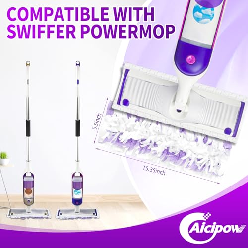 25 Count Disposable Pads for Swiffer Power Mop,Replacement for Swiffer Mopping Pads Refills Compatible with Swiffer Power Mop Pads,Multi-Surface Safe on All Finished Floors Cleaning - size: 25