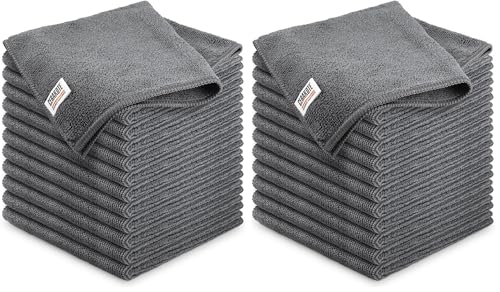 CERAKOTE Microfiber Towels (24 Pack) - Cleaning and Application Towels - Durable 300 GSM Lint-Free Material - Ideal for Cars, Home, Shop and Office - size: 12.5" x 12.5" (Pack of 2)