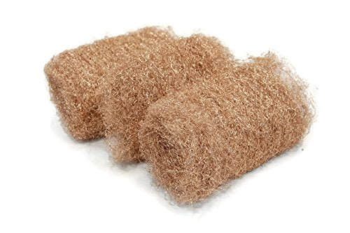 Rogue River Tools Bronze Wool Pads (3pc) - Medium - style: Medium