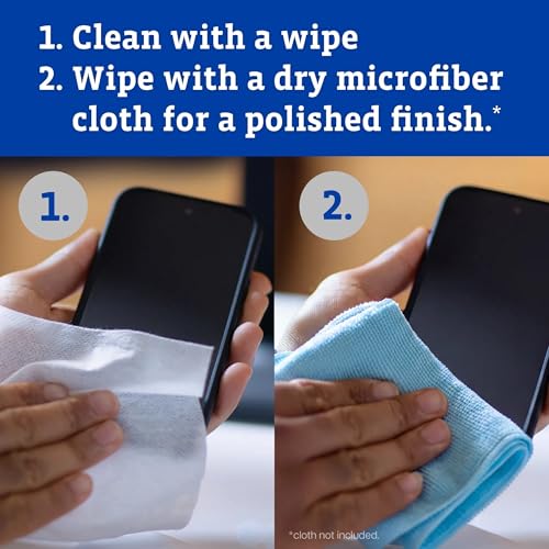 CloroxPro Clorox Screen+ Sanitizing Wipes, Bleach Free Cleaning Wipes, Citrus Blend Scent, 75 Count, Pack of 6 - size: 75 Count (Pack of 6)