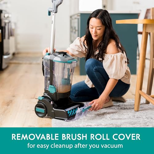 Kenmore KW4070 RevitaLite Pet Portable Carpet Cleaner with High Cleaning Power, 3.2L Clean Tank & 1.4L Dirty Tank, 25ft Cord Length and Two Easy Removable Brushroll for Rug & Upholstery - style: Black