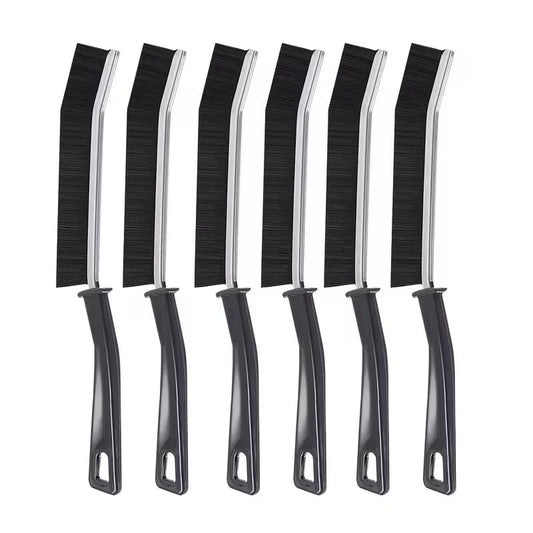 6 Pcs Hard Bristle Crevice Cleaning Brush - Grout & Gap Crevice Brush for Bathroom Gap, Corners, Window Tracks, Kitchen Sink, Tight Spaces and More Multifunctional Gap Brush