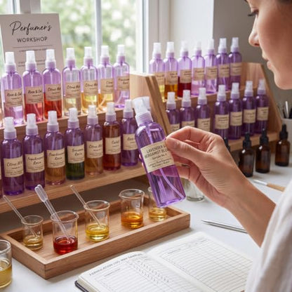 Eccliy 32 Pcs 8 oz Spray Bottles Fine Mist Plastic Spray Bottles Empty Sprayer Hairs Refillable Travel Sprayer with Pump Cap for Cleaning Oils Travel Perfumes (Purple,Clear) - color: Purple, style: Clear