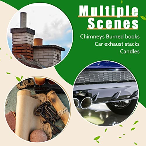 Tessco for you 6 Pcs Reusable Soot Eraser Sponge for Dry Cleaning - Effective Soot Remover for Pet Hair, Dust, and Dirt on Painted Walls, Books, and Car Interiors