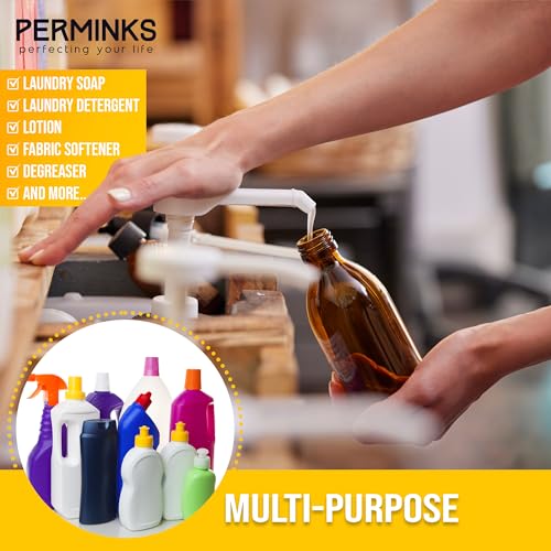 5 Gallon Pump Dispenser - Pump for 5 Gallon Bucket, Jug, Bottle, Large Container - Great for Shampoo & Conditioner, Laundry Detergent, Snow Cone Syrup, Bleach Liquid, Oil & More (Pack of 1) - size: 1 Count (Pack of 1)