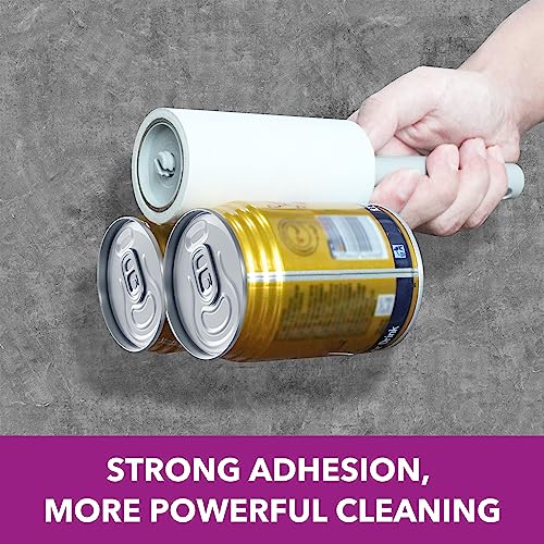 MEIQIHOME Lint Rollers for Pet Hair Extra Sticky, 1110 Sheets Mega Value Set Lint Roller with 5 Upgraded Handles, 10 Rollers Portable Pet Lint Roller for Clothes, Furniture, Dog & Cat Hair Removal - size: 1110 SHEETS