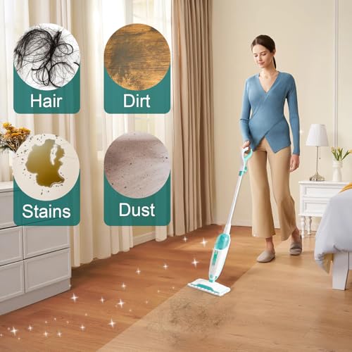 6 Pack Steam Mop Replacement Pads Compatible with Shark Steam Mops S1000/S1000A/S1000C/S1000WM/S1001C, Floor Steamer Pads Washable, Reusable Microfiber Cleaner Pads - size: 6 Pack