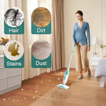 6 Pack Steam Mop Replacement Pads Compatible with Shark Steam Mops S1000/S1000A/S1000C/S1000WM/S1001C, Floor Steamer Pads Washable, Reusable Microfiber Cleaner Pads - size: 6 Pack