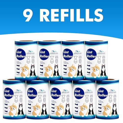 Extra Sticky Lint Roller Refills Only, Mega Value Set 999 Sheets for Pet Hair Removal, Dog and Cat Lint Remover for Clothes, Furniture, Carpet - size: 999 Sheets Refills
