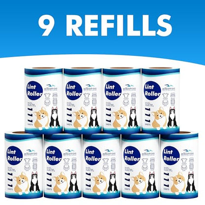 Extra Sticky Lint Roller Refills Only, Mega Value Set 999 Sheets for Pet Hair Removal, Dog and Cat Lint Remover for Clothes, Furniture, Carpet - size: 999 Sheets Refills