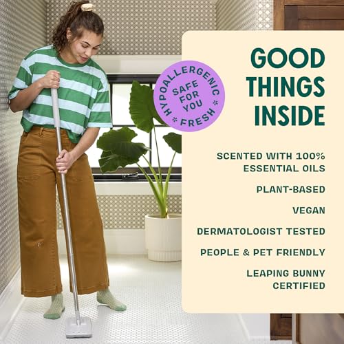 Aunt Fannie's Ultra Concentrated Floor Cleaner Vinegar Wash, Multi-Surface Solution Mopping, Makes 16 Gallons, Lavender Scent, 32 oz. (Pack of 6) - size: 32 Fl Oz (Pack of 6)
