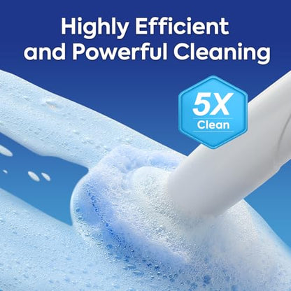 50 Pcs Disposable Toilet Cleaner Refill Pads, Universal Toilet Bowl Brush Replacement Heads, Durable Deep Cleaning Refills, Fresh Scent Bathroom Cleaning Supplies - size: 1 Count (Pack of 50)