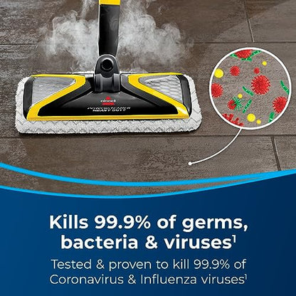 BISSELL PowerSteamer Heavy Duty 3-in-1 Steam Mop and Handheld SteamShot for Indoor & Outdoor, use for Garage, Workshop, Auto, Boat, Recreational Vehicles, Windows,Outdoor Furniture and Decks, 2685A - style: Power Steamer