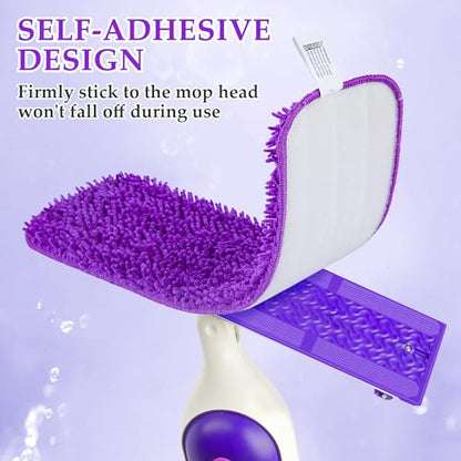 Microfiber Mop Pads for Swiffer PowerMop: Papclean Wet Dry Mopping Pads Refill - 3 Pcs Reusable Cloths for 13" -15" Power Mop Wood Multi-Surface Floor Cleaning - size: 3 Pack